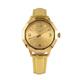 Gamages of London Ladies Dame Diamond Swiss Quartz Movement Water Resistant Watch with Champagne Leather Strap in Gold Tone