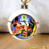 Disney Holiday | Disney's Artist Collection Ornament Mickey & Minnie Porcelain Brian Blackmore | Color: Gold/White | Size: Os