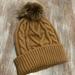 American Eagle Outfitters Accessories | American Eagle Pom Pom Beanie | Color: Orange/Yellow | Size: Os