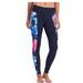 Athleta Pants & Jumpsuits | Athleta Super Impose Chaturanga Leggings Bloom Sz Small, Active Pants, Athletics | Color: Blue/Pink | Size: S