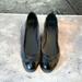 Coach Shoes | Coach Womens Black Logo Ballet Flats Size 8 Leather Ballet | Color: Black | Size: 8