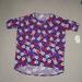 Lularoe Tops | Lularoe New Nwt Irma Womens Shirt Size Large L Disney Minnie Mouse Purple | Color: Purple/Red | Size: L