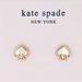 Kate Spade Jewelry | Kate Spade Mother Of Pearl Spade Stud Earrings Nwt | Color: Gold | Size: Os