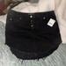 Free People Skirts | Free People - We The Free People- Black Jean Mini Skirt - Size 2 | Color: Black | Size: 2