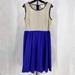 Kate Spade Dresses | Kate Spade Tan & Blue Dress | Color: Blue/Tan | Size: 12