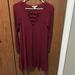 American Eagle Outfitters Dresses | American Eagle Soft & Sexy Sweater Dress - Maroon | Color: Red | Size: S