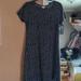 Lularoe Dresses | Lularoe Carly T-Shirt Dress Worn Once Size Small | Color: Black/White | Size: S