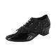 MGM-Joymod Men's Classic Ballroom Latin Modern Dance Shoes (Black Sequins 4.5cm) 8 M UK