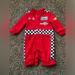 Disney One Pieces | Boxlunch Disney Pixar Cars Racing Suit Infant One-Piece Exclusive Costume | Color: Red | Size: 6mb