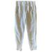 Athleta Pants & Jumpsuits | Athleta Cabo Linen Jogger Pants White High Rise Zip Drawstring Elastic Waist 4 | Color: White | Size: 4