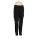 Adidas Track Pants - Mid/Reg Rise: Black Activewear - Women's Size Medium