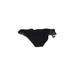 Ralph Lauren Swimsuit Bottoms: Black Solid Swimwear - Women's Size Large