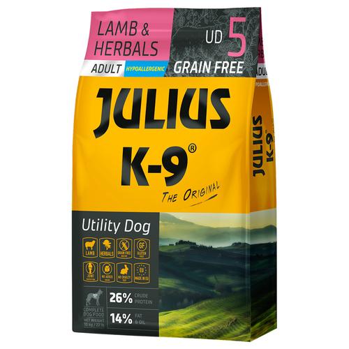 10kg JULIUS K-9 Adult Lamm & Kräuter Hundefutter trocken