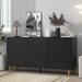 Modern TV Stand for TV up to 70 inch,Media Entertainment Center,Console Table with Adjustable Shelves,Storage Sideboard Cabinet