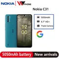 Nokia C31 4GB 128GB 4G Smartphone 6 74 zoll HD + Display 5050mAh Batterie IP52 13MP Triple kamera