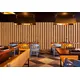 Custom Brown wood grain wallpapers for living room mural restaurant industrial retro board striped