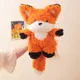 40cm Soft Fluffy Fox Plush Toy Cute Cartoon Animal Fox Stuffed Doll Girls Lover Valentine's Gift