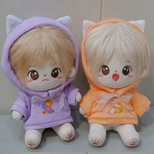 OB11 Puppen Für 1/12BJD Puppen Für 15cm Puppen Mode Puppe Hoodies Kleidung Puppe Tops Sweatshirt