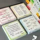 100 Pads/Pack Transparent Inches Posted it Sticky Note Pads Notepads Posits School Stationery office