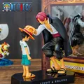 18cm One Piece Anime Figure Four Emperors Shanks Straw Hat Luffy Action Figure One Piece Sabo Ace