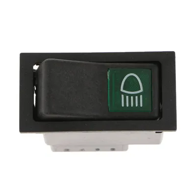 MagiDeal 2Pin Auto Camion Moto Faro Interruttore di Pulsante On Off Control