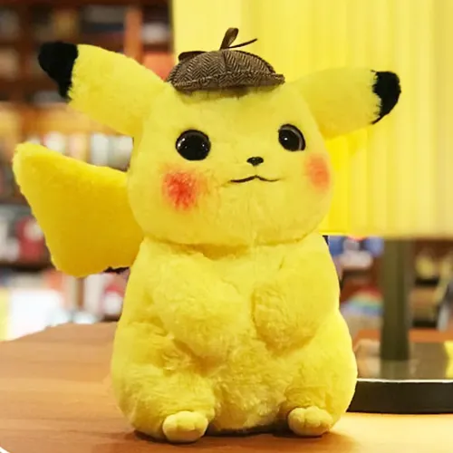 Cartoon Anime Pokemon Spielzeug Detektiv Pikachu Spielzeug Pokmon Pikachu Puppen Weihnachten