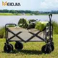 MEDIJIA-Chariot Pliant Portable pour Pique-Nique Véhicule d'Extérieur Avion à Roues Table de