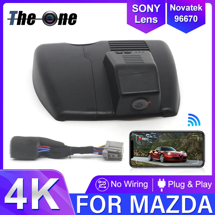 Dashcam Für Mazda CX-5 CX5 CX-9 CX9 CX-8 CX-4 2017 2018 2019 2020 2021 2022 2023 2024, 4K DVR Dash Cam Kamera Linkslenker Image