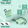 10000mAh Mini Power Bank caricabatterie rapido batteria esterna portatile batterie di ricambio per
