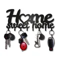 Key Rack For Wall Black Key Holder For Wall Decorative Metal Wall Decor For Office Hallway
