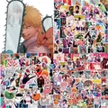 25PCS/50PCS Chainsaw Man Sticker Anime Figure Denji Makima Hayakawa Aki Table/skateboard Reusable
