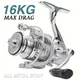 BILLINGS YL 1000~7000 Series 5.2:1 Gear Ratio 35LB Max Drag CNC Metal Spool Spinning Fishing