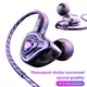 In-Ear Earbuds High Quality Headset 2 Color Optional Built-In Microphone In-Ear Wired Earphone for
