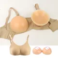 Soutien-gorge push-up en silicone de forme ronde fausses formes mammaires soutien-gorge sans