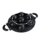 7-Hole Nonstick Stuffed Pancake Pan Cast Aluminium Egg Cooker Frying Pan Aebleskiver / Ebelskiver