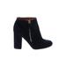 a.n.a. A New Approach Ankle Boots: Blue Shoes - Women's Size 8 1/2