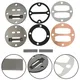 Air Compressor Cylinder Valve Plate Spare Part Set 3 In 1 Hole To Hole 42x42mm Air Pump Fitting