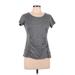 GAIAM Active T-Shirt: Gray Activewear - Women's Size Medium