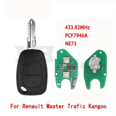 Clé Télécommande à 2 lèvent ASK 2002 MHz pour OKE GOO Trafic Master 2014-433.92 PCF7946A / HITAG 2