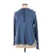 Athleta Pullover Hoodie: Blue Tops - Women's Size X-Large