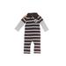 Carter's Long Sleeve Outfit: Brown Stripes Bottoms - Size 18 Month