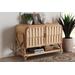 bali & pari Gitano Bohemian Natural Rattan 2-Door Storage Cabinet – Wholesale Interiors WS085-B-NaturalRattan-Cabinet