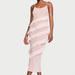 Women's Victoria's Secret Ruffled Chiffon Long Slip Dress