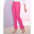 Blair Women's Slimtacular® Straight Leg Pull-On Pants - Pink - L - Misses