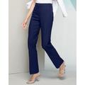 Blair Women's Slimtacular® Straight Leg Pull-On Pants - Blue - 1X - Womens