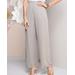 Blair Women's Alex Evenings Special Occasion Chiffon Pull-On Pants - Grey - S - Misses