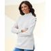 Blair Women's Monroe Mock Neck Long Sleeve Sweater - White - 3X - Womens