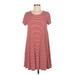 Old Navy Casual Dress - A-Line: Red Print Dresses - Women's Size Medium