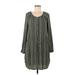 Gap Casual Dress - Mini: Green Print Dresses - Women's Size Medium