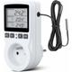 Thermostat-Steckdose, digitale Timer-Steckdose, digitale programmierbare Steckdose mit Sonde,